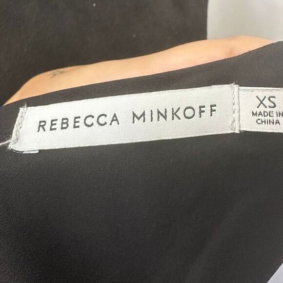 Rebecca Minkoff Mary Metallic Wrap Top - Picture 5 of 8